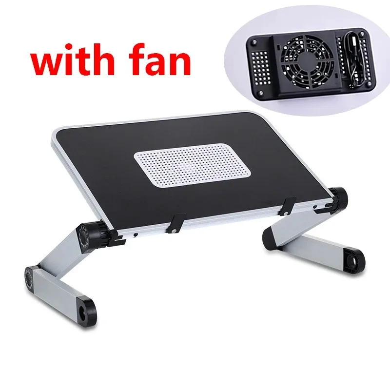 Desk Setup Ideas - Soğutma Fanlı Ayarlanabilir Dizüstü Bilgisayar Sehpası