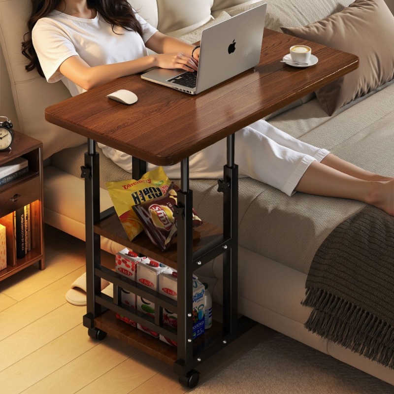 Desk Setup Ideas - Hareketli Kaldırılabilir Komodin Başucu Küçük Masa