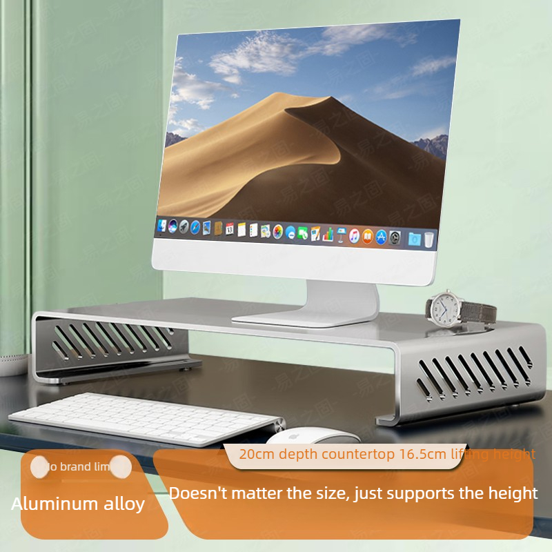 Desk Setup Monitor And Laptop - Bilgisayar Monitörü Standı Yükseltici Ergonomik Masa