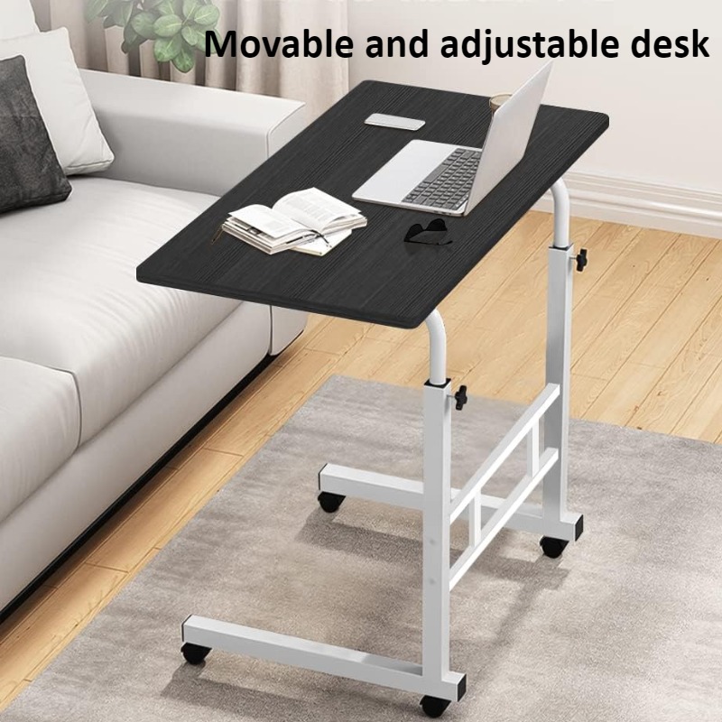 Desk Setup Ideas - Evrensel tekerlekler ile başucu masası boy