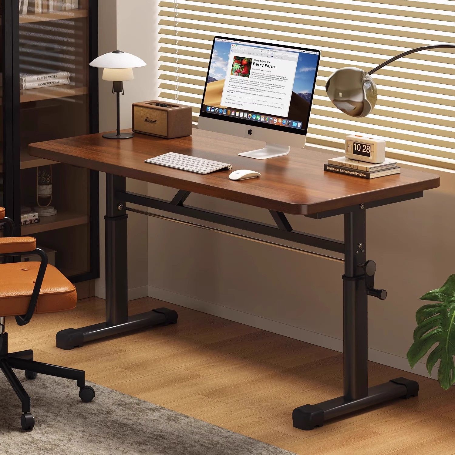 Desk Setup Ideas - Modern Basit Ayarlanabilir Yükseklikli Bilgisayar Masası
