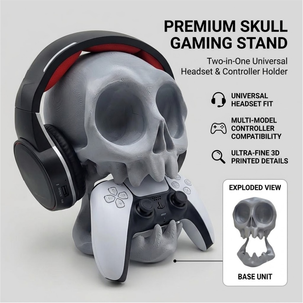 Desk Setup Ps5 - Yaratıcı Oyun Kumandası Esports Kulaklık Standı