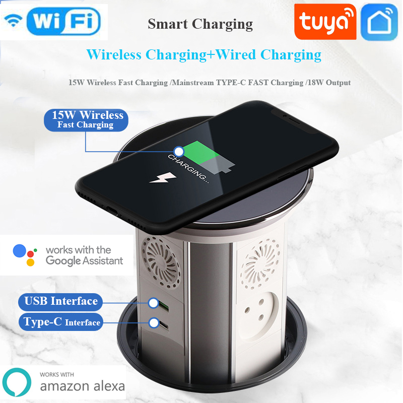 Desk Setup Speakers - WIFI Tuya Dokunmatik Otomatik Kaldırma açılır