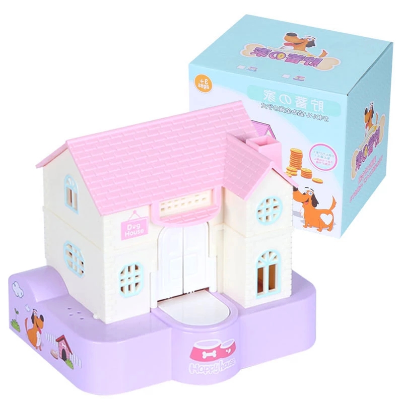 Desk Setup Kids - Komik para kutuları ev çelik köpek