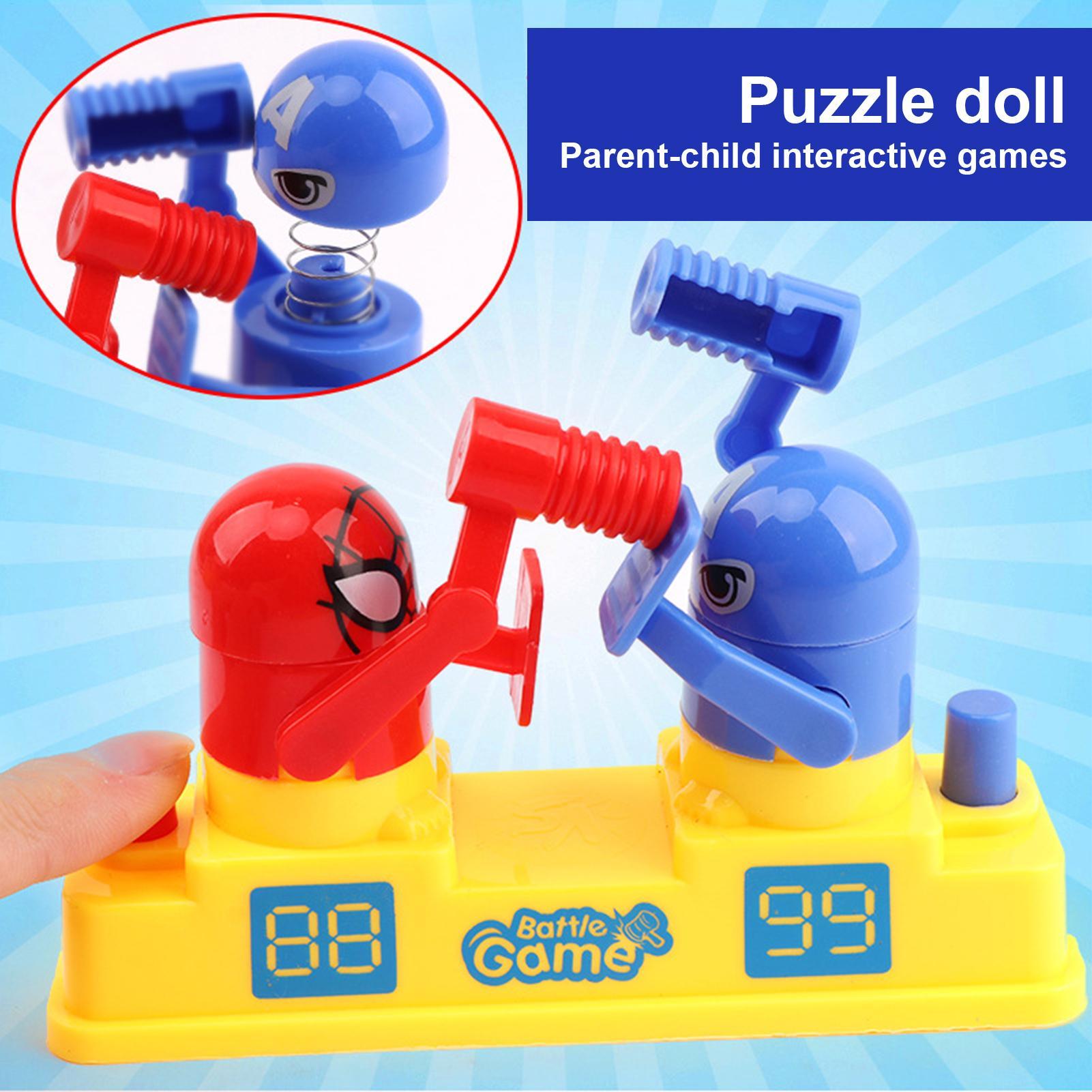 Desk Setup Kids - Masa Boks Oyunu Mini Robot Dövüş
