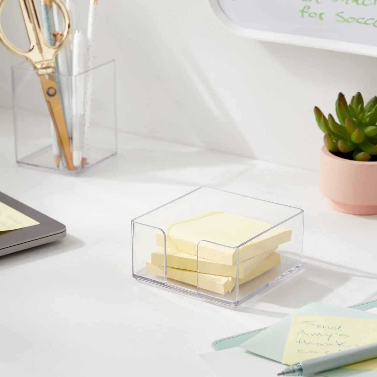 2026 Yeni Şeffaf Kare Akrilik  - Sticky Memo Holder incelemesi ve fiyatı
