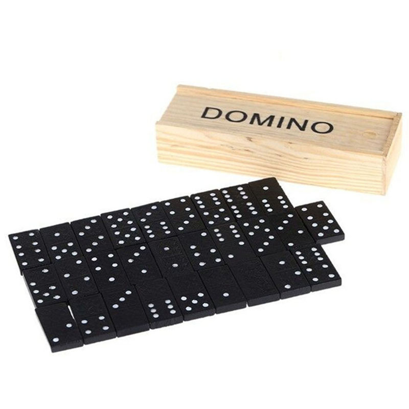 28 adet/takım ahşap Domino mas - Desk Setup Kids incelemesi ve fiyatı