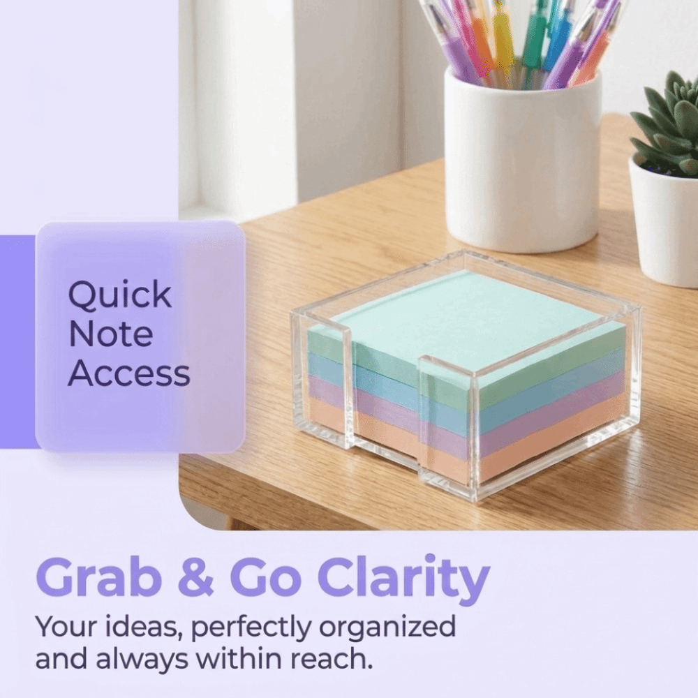 Şeffaf Yapışkan Not Tutucu Çok - Sticky Memo Holder incelemesi ve fiyatı
