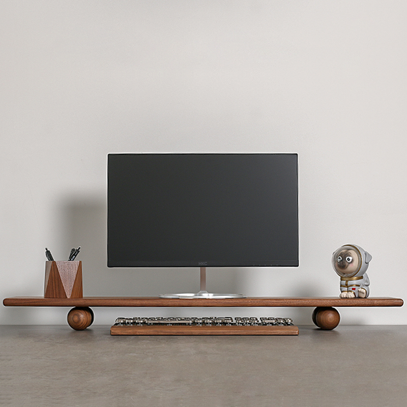 Masif Ahşap Monitör Yükseltici - Desk Setup Monitor And Laptop incelemesi ve fiyatı