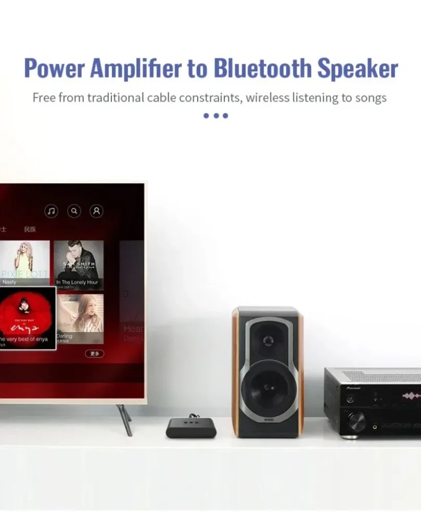 Bluetooth 5.0 kablosuz AV alıc - Desk Setup Speakers incelemesi ve fiyatı