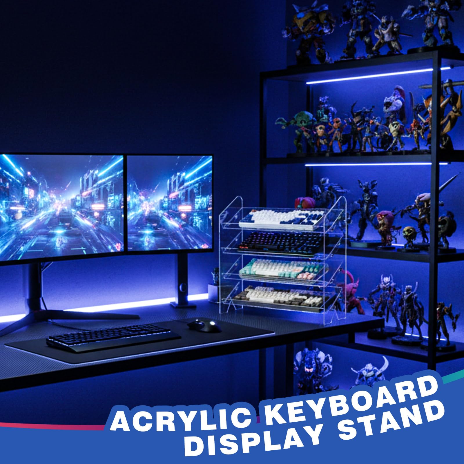 Akrilik Klavye Sergi Standı Ma - Desk Setup Tablet incelemesi ve fiyatı