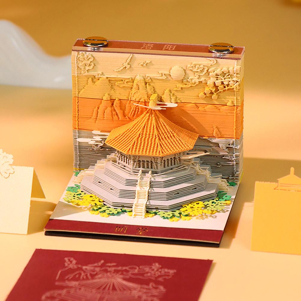 3D Not Defteri Antik Mimari Ka - Sticky Memo Holder incelemesi ve fiyatı