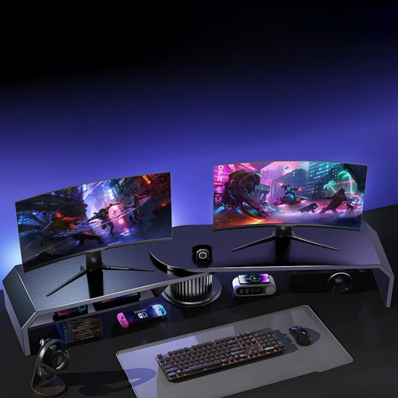 Oyun Çift Monitör Standı Ofis  - Desk Setup Monitor And Laptop incelemesi ve fiyatı