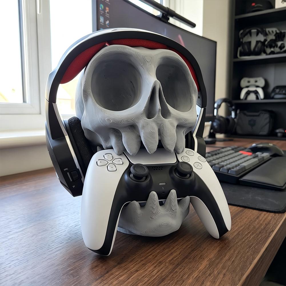 Kafatası Kulaklık Gamepad Stan - Desk Setup Ps5 incelemesi ve fiyatı