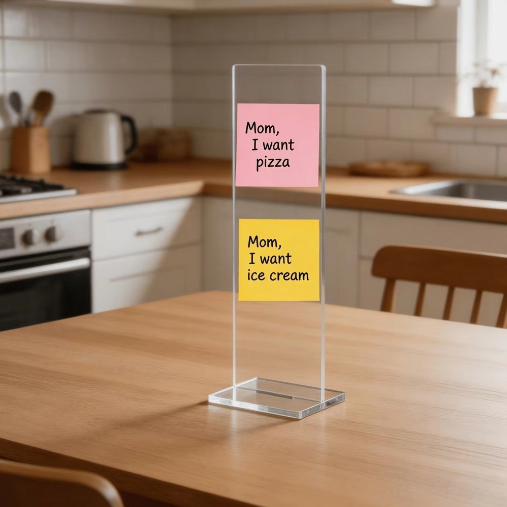 Akrilik Not Panosu Çıkarılabil - Sticky Memo Holder incelemesi ve fiyatı