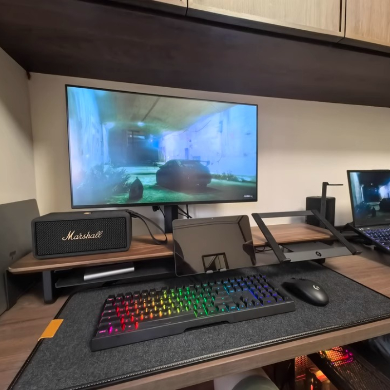 Modüler Monitör Yükseltici Sta - Desk Setup Monitor And Laptop incelemesi ve fiyatı