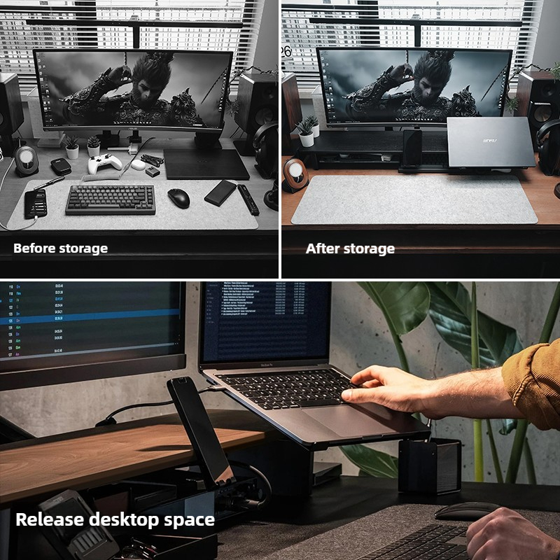 Modüler Monitör Yükseltici Sta - Desk Setup Monitor And Laptop incelemesi ve fiyatı