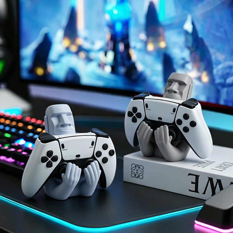 Komik Moai Taş Reçine Gamepad  - Desk Setup Ps5 incelemesi ve fiyatı