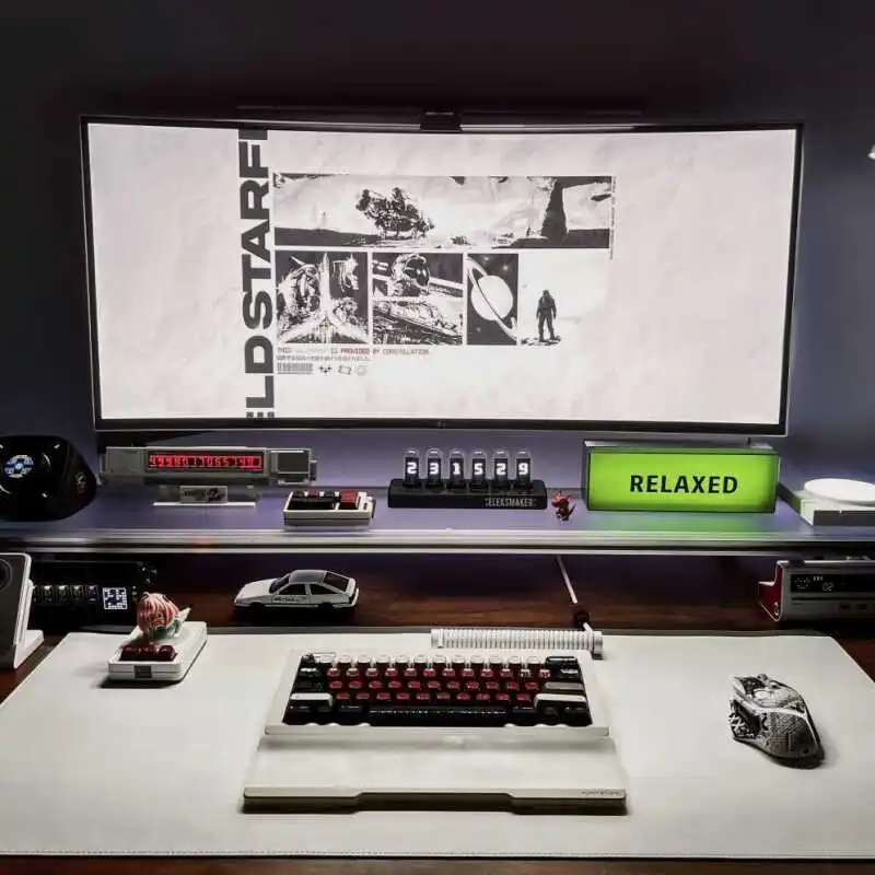 Alüminyum Monitör Standı Akril - Desk Setup Monitor And Laptop incelemesi ve fiyatı