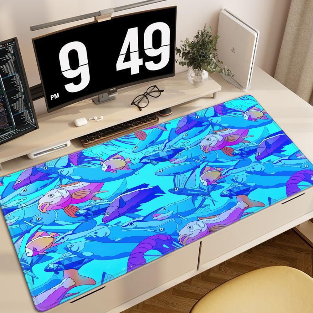 HD Baskılı Balık Desenli Kauçu - Desk Setup Ideas incelemesi ve fiyatı